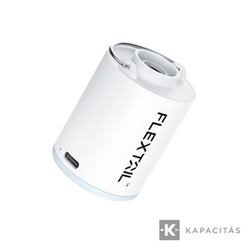 Flextail Tiny Pump X – Kompakt 3 az 1-ben tölhető kempingpumpa, fehér