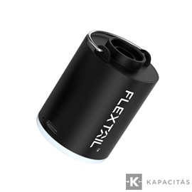 Flextail Tiny Pump X – Kompakt 3 az 1-ben tölhető kempingpumpa, fekete