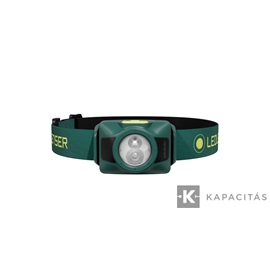 LEDLENSER HF4RG 650 lumen tölthető fejlámpa zöld