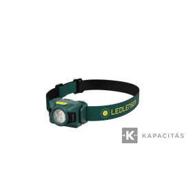 LEDLENSER HF4G 450 lumen fejlámpa zöld