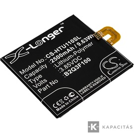 HTC  B2Q3F100, 35H00274-0M1 3.85V 2500mAh utángyártott RealPower Li-Polymer akku