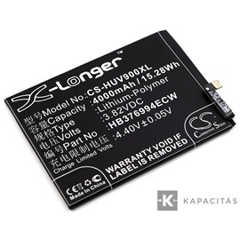 Huawei HB376994ECW 3,82V 4000mAh utángyártott RealPower Li-Polymer akku