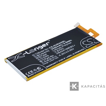 Huawei HB444199EBC  3.8V 2550mAh utángyártott akku Li-Polymer