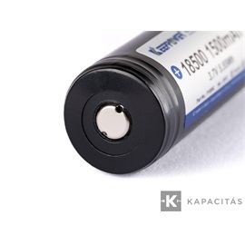 KeepPower 18500 3,7V 1500mAh Li-ion akkumulátor védelemmel