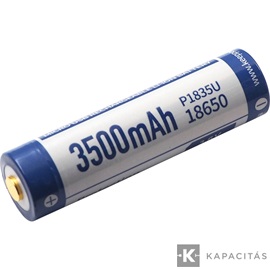 KeepPower 18650 3,7V 3500mAh védett Li-ion akkumulátor USB