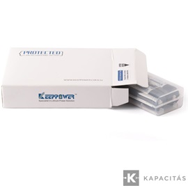 KeepPower 18650 3,7V 4000mAh védett Li-ion akkumulátor