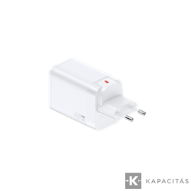 Univerzális utazó gyorstöltő – 3 beépített visszahúzható kábellel, USB-A USB-C, EU-US-UK Plug GaN 45W