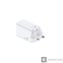 Univerzális utazó gyorstöltő – 3 beépített visszahúzható kábellel, USB-A USB-C, EU-US-UK Plug GaN 45W