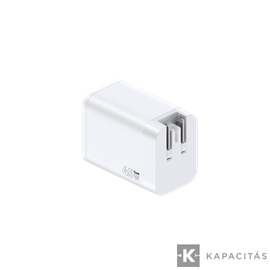 Univerzális utazó gyorstöltő – 3 beépített visszahúzható kábellel, USB-A USB-C, EU-US-UK Plug GaN 45W