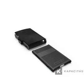 LEDLENSER Flexible Wallet pénztárca/powerbank/lámpa/RFID/QI 100lm fekete