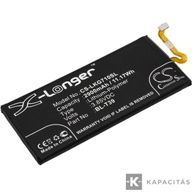 LG  EAC63878401, BL-T39 3.85V 2900mAh utángyártott RealPower Li-Polymer akku