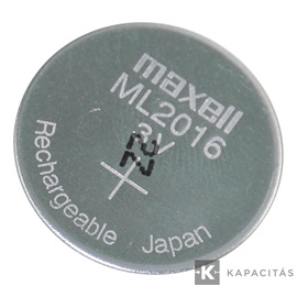 MAXELL ML2016 Li-Mn 3V / 25mAh akku
