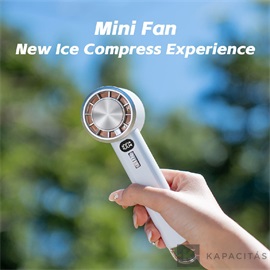 Flextail Max Handheld Fan Pro – Hordozható nagy teljesítményű ventilátor digitális kijelzővel