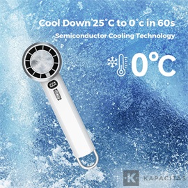 Flextail Max Handheld Fan Pro – Hordozható nagy teljesítményű ventilátor digitális kijelzővel