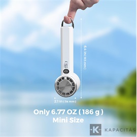 Flextail Max Handheld Fan Pro – Hordozható nagy teljesítményű ventilátor digitális kijelzővel