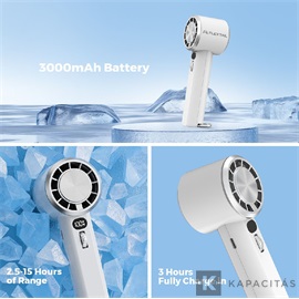 Flextail Max Handheld Fan Pro – Hordozható nagy teljesítményű ventilátor digitális kijelzővel