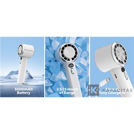 Flextail Max Handheld Fan Pro – Hordozható nagy teljesítményű ventilátor digitális kijelzővel