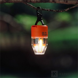 Flextail MAX Pump 3 – Hordozható elektromos pumpa LED lámpával - narancssárga