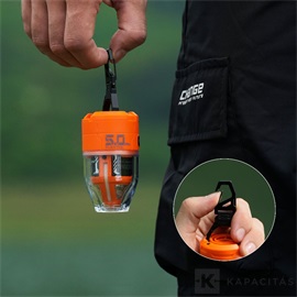 Flextail MAX Pump 3 – Hordozható elektromos pumpa LED lámpával - narancssárga
