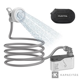 Flextail MAX Shower – Hordozható, újratölthető kültéri zuhany, 3,0L/perc vízáramlással