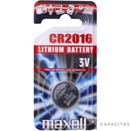 Maxell CR2016 3V lítium gombelem 1db/csomag