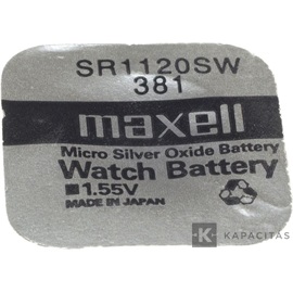 Maxell SR1120W 1,55V ezüst-oxid gombelem 1db