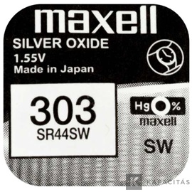 Maxell SR44SW 1,55V ezüst-oxid gombelem 1db