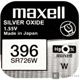 Maxell SR726W 1,55V ezüst-oxid gombelem 1db