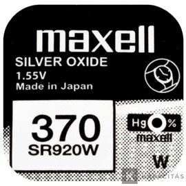 Maxell SR920W 1,55V ezüst-oxid gombelem 1db