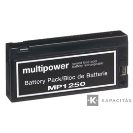 Multipower MP1250 12V 2Ah zárt ólomakkumulátor