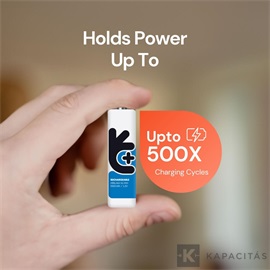 Uniross NiMH AA/ceruza 1,2V 600mAh elemméretű szolár akkumulátor 4db/csomag