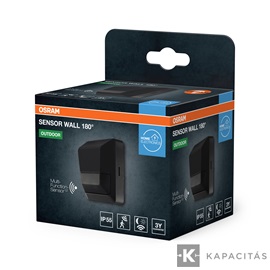 OSRAM ENDURA PRO mozgásérzékelő és alkonykapcsoló 180° IP55, oldalfali, felületi, sötétszürke