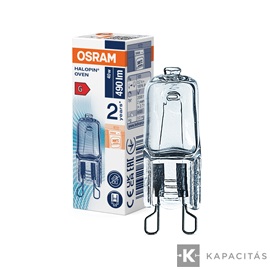OSRAM HALOPIN Sütőizzó |66740| 40W, +300°C, G9, átlátszó