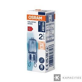 OSRAM HALOPIN Sütőizzó |66740| 40W, +300°C, G9, átlátszó