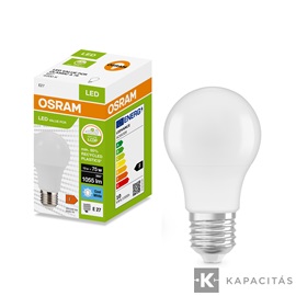 OSRAM LED PCR CLASSIC A normál izzó 10W |75W| 6500K 1.055lm E27, hideg fehér