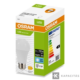 OSRAM LED PCR CLASSIC A normál izzó 13W |100W| 4000K 1.521lm E27, természetes fehér