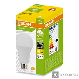 OSRAM LED PCR CLASSIC A normál izzó 19W |150W| 2700K 2.452lm E27, meleg fehér