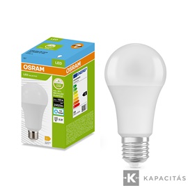 OSRAM LED PCR CLASSIC A normál izzó 19W |150W| 6500K 2.452lm E27, hideg fehér