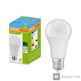 OSRAM LED PCR CLASSIC A normál izzó 19W |150W| 6500K 2.452lm E27, hideg fehér