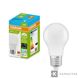 OSRAM LED PCR CLASSIC A normál izzó 4.9W |40W| 6500K 470lm E27, hideg fehér