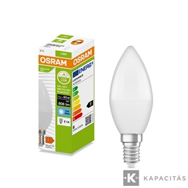 OSRAM LED PCR CLASSIC B gyertya izzó 7.5W |60W| 4000K 806lm E14, természetes fehér