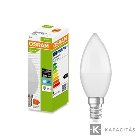 OSRAM LED PCR CLASSIC B gyertya izzó 7.5W |60W| 4000K 806lm E14, természetes fehér