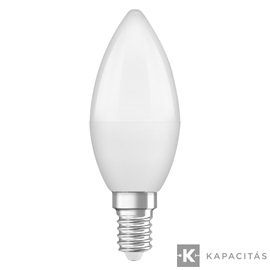 OSRAM LED PCR CLASSIC B gyertya izzó 7.5W |60W| 6500K 806lm E14, hideg fehér