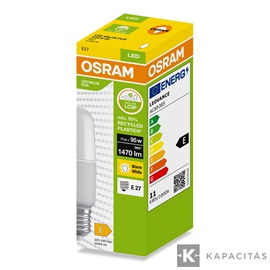 OSRAM LED PCR STICK izzó 11W |95W| 2700K 1.470lm E27, meleg fehér