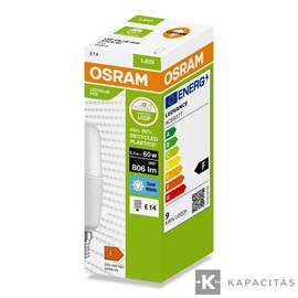 OSRAM LED PCR STICK izzó 8.5W |60W| 4000K 806lm E14, természetes fehér
