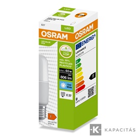 OSRAM LED PCR STICK izzó 8.5W |60W| 4000K 806lm E27, természetes fehér
