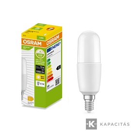 OSRAM LED PCR STICK izzó 9.5W |75W| 2700K 1.055lm E14, meleg fehér