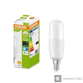 OSRAM LED PCR STICK izzó 9.5W |75W| 4000K 1.055lm E14, természetes fehér
