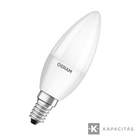 OSRAM LED VALUE CLASSIC B gyertya izzó 4.9W |40W| 4000K 470lm E14, természetes fehér