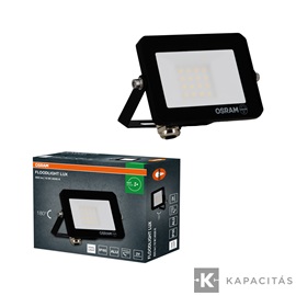 OSRAM LED reflektor LUX 10W 840, 900lm, IP65, természetes fehér, fekete